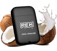 Relevantdo Nasal Stick, Pek Pro 2.0 Nasal Stick Inhaler,Portable Double Hole Travel Fragrance Bar,Dual-Tip Travel Fragrance Bar,Cool Mint Energizing Scents with Flip Cover (Coconut)