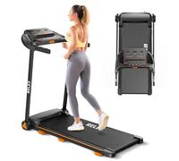 Relex Folding Treadmill for Home,Walking Pad Electric Running Machine,12 Programs,Pause Button Pulse Sensor,Phone Holder,Water Bottle Rack,Compact Fitness Equipment