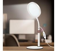 Relhafethy SAD Lamp, UV-Free 10,000 Lux SAD Light Therapy Lamp, 3 Colour Temperature & 9 Brightness & 15/30/45Mins Timer, Daylight Lamp for Home/Office Use