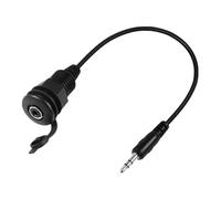Reliability 3.5mm Panel Cable Designs for Professional Music Needs with Easy Installation Threaded Fixed Cable Waterproof Dustproof