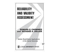 Reliability and Validity Assessment (Quantitative Applications in the Social Sciences): 17