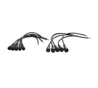 Reliable 5 Pair 23Pin 22AWG Waterproof LED Connectors for Safe Surveillance Installations (3PIN)