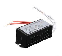 Reliable AC220V to AC12V Electronic Transformer for Halogen and Xenon Bulbs, Long Lasting Performance (160W)