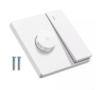 Reliable Ceiling Fan Speed Controller, Adjustable Control Knob, Flame Retardant Material, Convenient Installation (White)