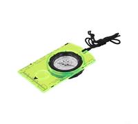 Reliable For hiking and Camping For compass Featuring Acrylic Baseplate and Ruler Scale for Precise Orienteering and Wilderness Travel (Is green)