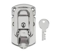 Reliable Hardware Company RH-2500-A Medium Size Nickle Plated Briefcase Latch, Key-Lockable