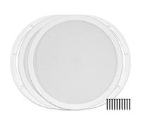 Reliable Hardware Company RH-4002-10-2-A White Universal Surface Mount 10" Speaker Covers, Pair