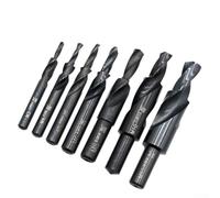 Reliable HSS Counterbore Spiral Step Drill Bit For Metal Drilling, 90/180 Degree, 1 Pcs Drill Bit Sets(M4*180 Degree)
