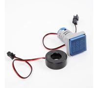 Reliable LED Digital Voltmeter Ammeter Designed for Monitoring AC Electricity from a Range of Voltages (60 500V) & Currents (0 100A) (Blue)