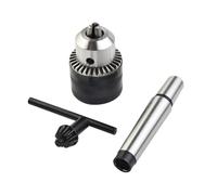Reliable Mini Metal Lathe Tail Stock Chuck with MT2 Arbor, 3 1/8 Inch Handle for Comfortable Grip