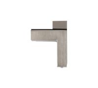 Reliable Pair of Adjustable Clamps Designed for Securely Holding Sandwich Panels of Glass (Small Brushed)