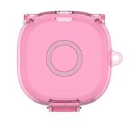 Reliable Protective Cover for SHOKZ For OpenFit2 T920 Easy to Clean and Long Lasting Design (Transparent Pink)