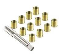 Reliable Thread Repair System Comprising M14x1.25 Stainless Inserts and M16x1.25 High Speed Steel Tap for Engine Component Refurbishment