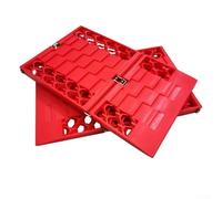 Reliable Vehicle Extraction Board Made to Withstand Harsh Outdoor Conditions Ensures Safe Exit from Sticky Driving Situations (1 pair of red)