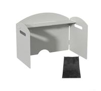 Reliable Windshield Solution for Portable Cooking Setups with Resistant Finish and Long Term Durability in Wet Conditions (White trifold)