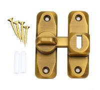 Reliable Zinc Alloy Sliding Barn Door Lock Peace of Mind with Each Use at Home or Garden (Bronze)