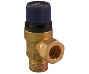 Reliance 102 Series Potable Water - Bar Pressure Relief Valves - Inlet and Outlet: 1/2Inch Mbsp X 15Mm - Bar: 6