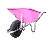 Reliance 110L Wheelbarrow - A. Perry - Pink