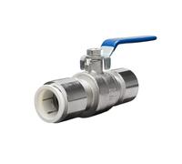 Reliance - 15mm Compression Lever Ball Valve with JG Speedfit Connections - BVAL400200