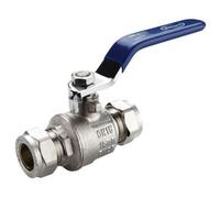 Reliance 28mm Lever Ball Valve Pn25 Blue
