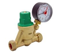 Reliance - Adjustable Pressure Reducing Valve 15mm With Gauge Pred800015