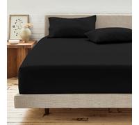 RELIANCE Bedding Luxury 400 Thread Count 40cm Extra Deep Single Fitted Sheets 100% Egyptian Cotton Corner Elastic Deep Fitted Bed Sheets Single- Hypoallergenic & Breathable Cotton Fitted Sheet