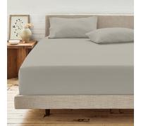 RELIANCE Bedding Luxury Super King Fitted Sheet - 100% Egyptian Cotton, 400 Thread Count, 40cm Extra Deep Pocket, Hypoallergenic & Breathable, Soft & Durable 4FT Bed Sheet with Corner Elastic