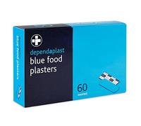 Reliance Dependaplast Blue washproof plasters Assorted (Box of 60) (for BS8599-1 Kit) (RL627)