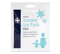 Reliance Medical 100g Relief Mini Instant Ice Pack - Disposable Cold Therapy Ice Packs, Instant Pain Relief for Back, Neck, Ankle, Sprains, Abrasions, Headaches and Toothache (Pack of 10)
