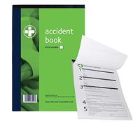 Reliance Medical A4 Accident Book - Mandatory for Workplace Compliance, Data Protection Compliant with Tear-Off Pages, Includes Clear Instructions and Record-Keeping Guidance for Employee Injuries