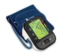 Reliance Medical Arm Blood Pressure Monitor: Dual User, Voice Broadcast, Large 4-Color LCD & Adjustable Cuff, Black