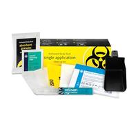 Reliance Medical Biohazard Body Spills Kit 1 Application - Prevention and Clean Up for Infectious Materials Contained in Blood, Vomit, Urine, Mucus, Faeces and Semen - Single-Use