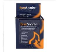 Reliance Medical Burnsoothe Cooling Gel Immediate Dressing for Burns in First Aid Sterile Burns Soothing, Non-Adherent, Non-Toxic, Minimize Trauma and Skin Damage, 2.5 Cm x 2.5 Cm, (Pack of 10)