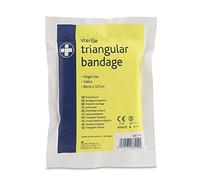 Reliance Medical Calico Triangular Bandage, Ideal for First Aid and Splinting Injuries, Washable and Reusable Sterile, 90 cm x 127 cm, Pack of 10