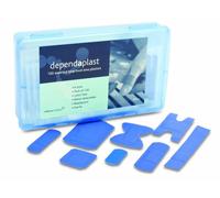 Reliance Medical Dependaplast Blue Food Area Plasters (Assorted) Box of 120