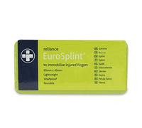 Reliance Medical EuroSplint Finger Splint - 95mm x 45mm - Green/Blue
