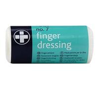 Reliance Medical Finger Dressing with Bandage - Low Adherent Pad for Enhanced Protection, Self-Application, Option for Food Areas, White, Pack of 10