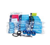 Reliance Medical First Aid Kit Refill - Large Catering, for High & Low-Risk Environments, Ideal for Workplace, Home, Travel, Holiday, Includes Dressing Pads, Bandages, Emercengy Essentials, Blue