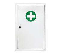 Reliance Medical Medicine Cabinet With Lock First Aid Wall Mounted Medicine Box White Home Office Lab Medication Lockable Cabinet