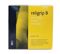 Reliance Medical Religrip Elasticated Tubular Bandage - Supportive and Comfortable, Ideal for Soft Tissue Injuries, Dislocations, and Sprains, 10 m, Size B, White