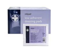 Reliance Medical Non Adherent Dressing Pads Sterile 10cm x 10CM, Box- you get 18
