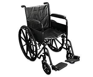Reliance Medical Self-Propelled Folding Wheelchair Code Red 46 (W) x 42 (D) x 90 (H) cm