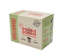 Reliance Products 2683-03 Double Doodie Toilet Waste Bags (6-Pack), Black