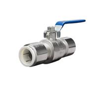 Reliance Valves Reliance, 15mm Compression Lever Ball Valve With Jg Speedfit Connections, Bval400200