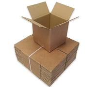RelianceUK 30 Pack 5x5x5 Inches Small Cardboard Boxes | Single Wall Gift Boxes | 127 X 127 X 127mm Small Postal Parcel Packing Box for Shipping and Packaging
