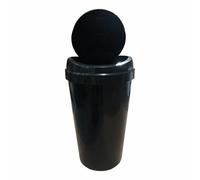 RelianceUK 50L Plastic Black Touch Top Kitchen Bins | Large Capacity Waste Bin for Kitchen, Home and Office | Durable, Easy Clean, Removable Lid Rubbish Bin, Modern Dustbins 50 Litres
