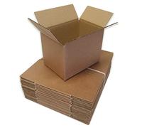 RelianceUK 9x6x6" Small Cardboard Boxes Pack of 20 Single Wall Shipping Boxes 229 X 152 X 152mm | Small Boxes for Posting, Gift Box | Postal, Packing, Moving Box for Mailing Parcel Items