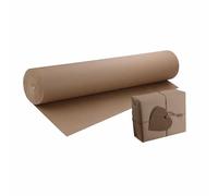 RelianceUK Brown Paper Roll - 90 GSM | Multipurpose Brown Wrapping Paper Roll Heavy Duty Rustic Kraft Roll for Packaging, Gift Wrapping, Packing, Art, Crafts & Parcel Filling (900mm X 100m)
