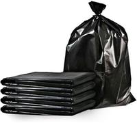 RelianceUK Heavy Duty Black Bin Bags 100 Pack - Large Refuse Sacks 80L Capacity 45x72x99cm - Strong Rubbish Garbage Bags for Household, Kitchen, Office & Garden Waste - Bin Liners 18x29x39"
