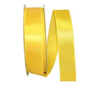 Reliant Ribbon 1 1/2 Inch Wide Satin Ribbon - Yellow